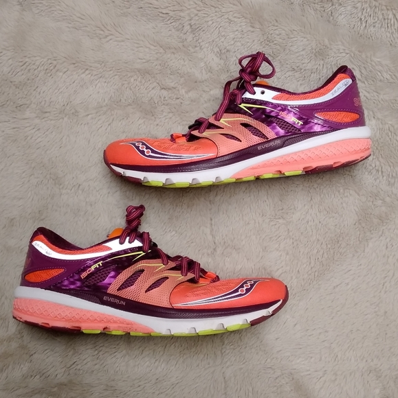 Saucony Womens Zealot Iso 2 Running Shoe - Picture 2 of 13